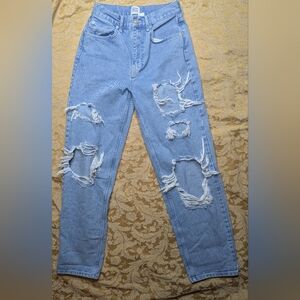Urban Outfitters BDG High Rise Baggy Distressed Denim Blue Jean Women's 27